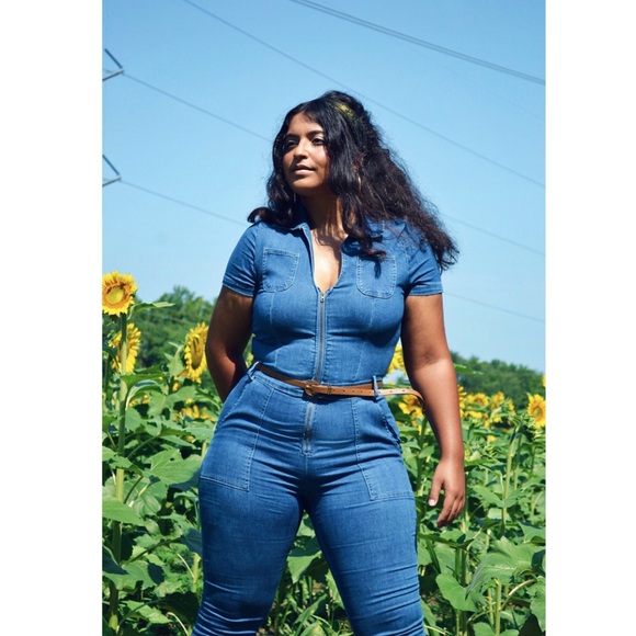 Mebon Other - Vintage Inspired Denim Jumpsuit